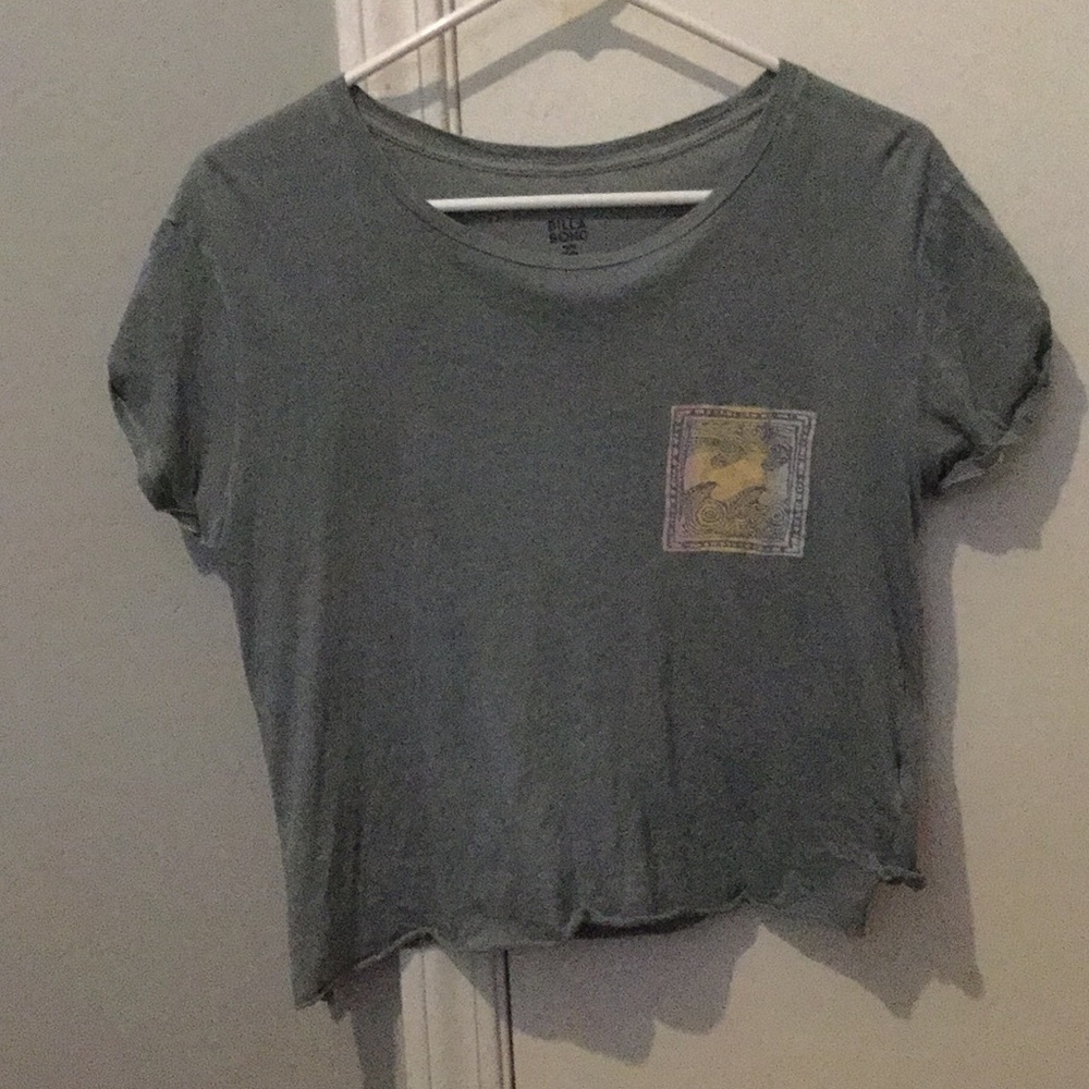 billabong short sleeve crop